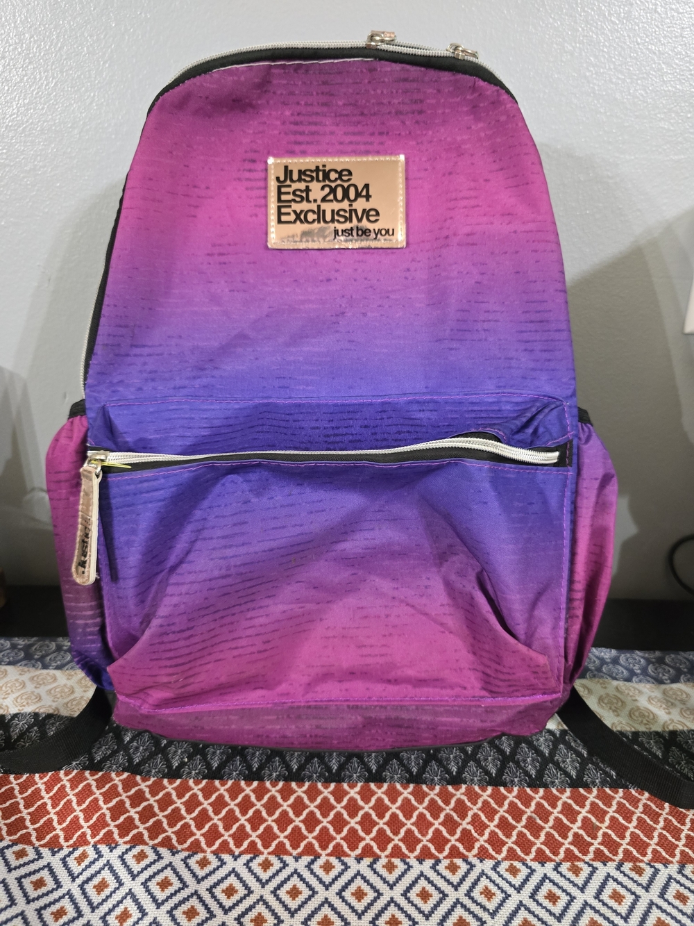 Justice Gradient Purple-Pink Backpack - Exclusive